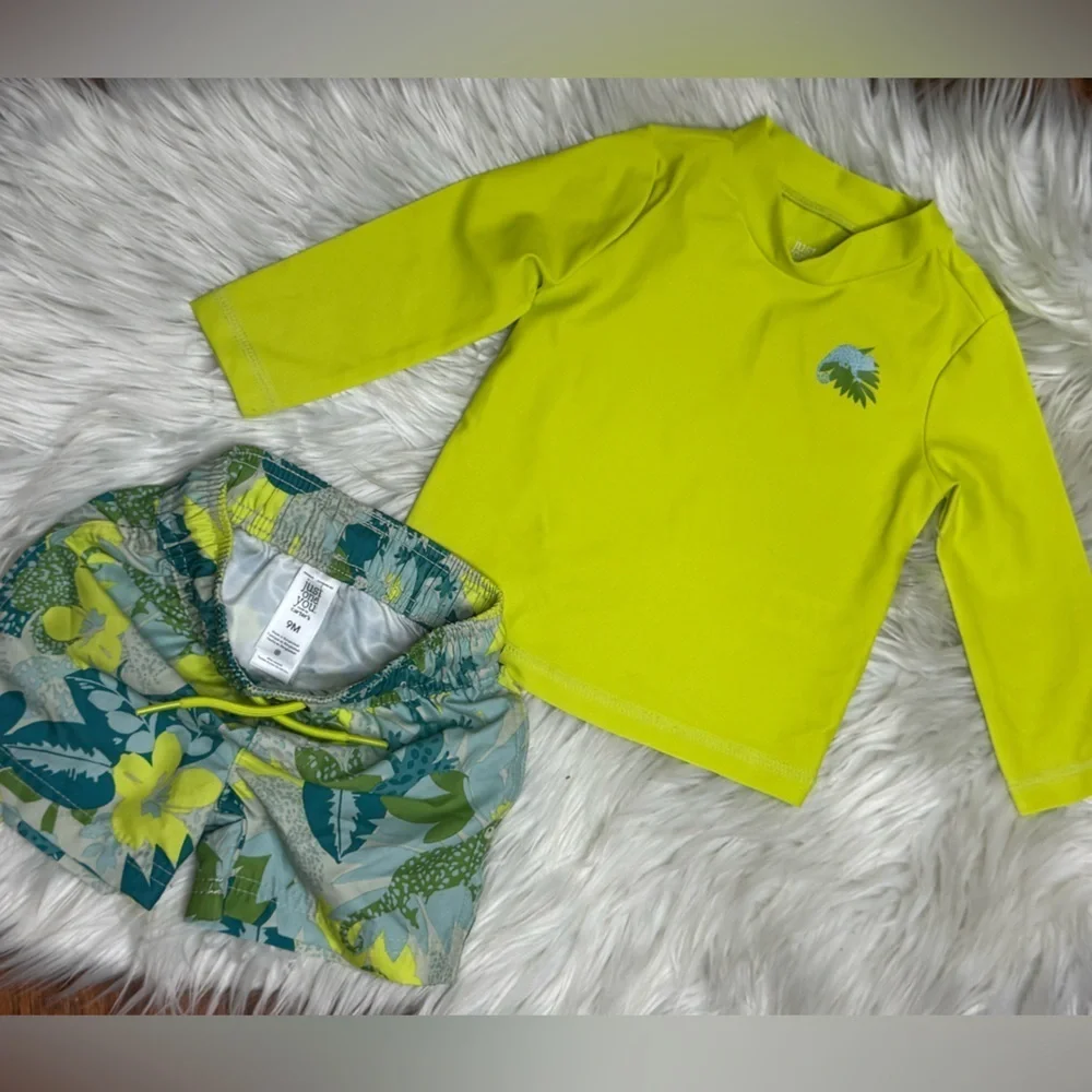 Baby Rash Guard Swim Set 9 mo